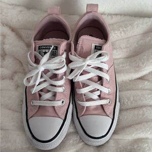 Converse Low Top Sneakers - Light Pink with White Accents